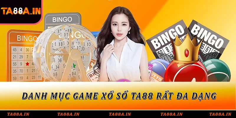 Danh mục game xổ số TA88 rất đa dạng